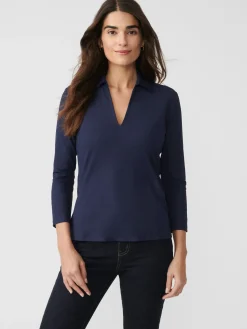 Aida 3/4 Sleeve Top-J.McLaughlin Clearance