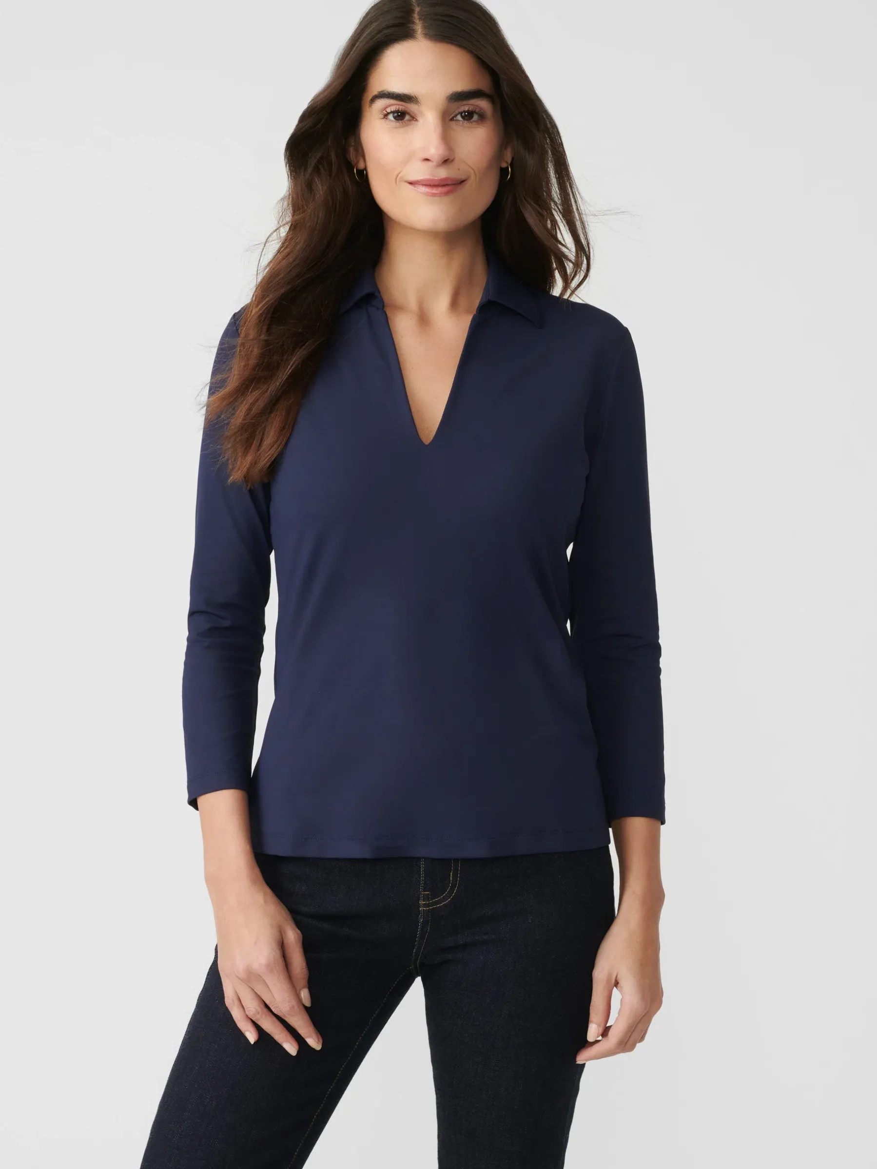 Aida 3/4 Sleeve Top-J.McLaughlin Clearance