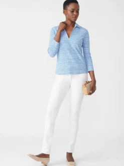 Aida 3/4 Sleeve Top In Pocket Square-J.McLaughlin New