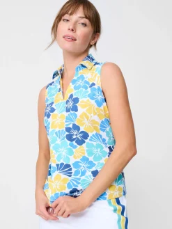 Aida Sleeveless Top In Beach Blossom-J.McLaughlin Discount