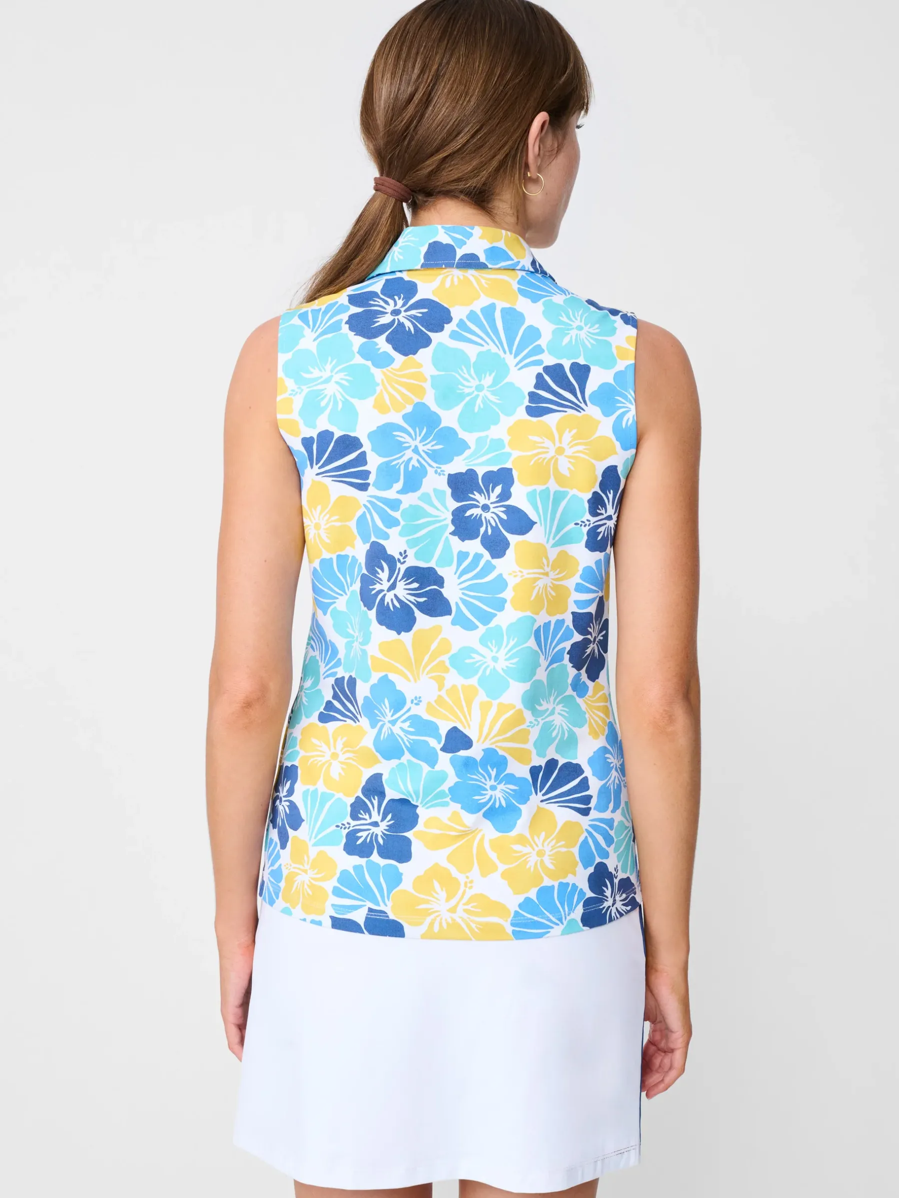 Aida Sleeveless Top In Beach Blossom-J.McLaughlin Discount
