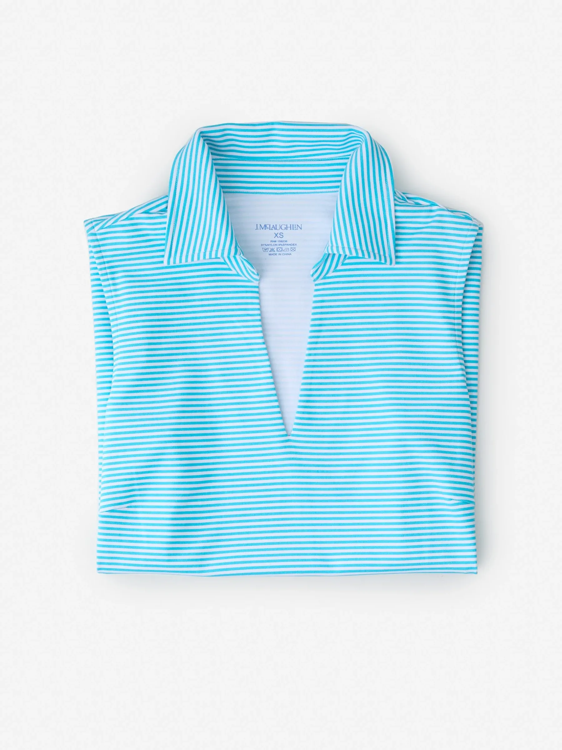 Aida Sleeveless Top In Micro Bangle Stripe-J.McLaughlin Outlet