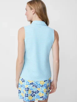 Aida Sleeveless Top In Micro Bangle Stripe-J.McLaughlin Outlet
