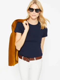 Allie Cap Sleeve Tee-J.McLaughlin Fashion