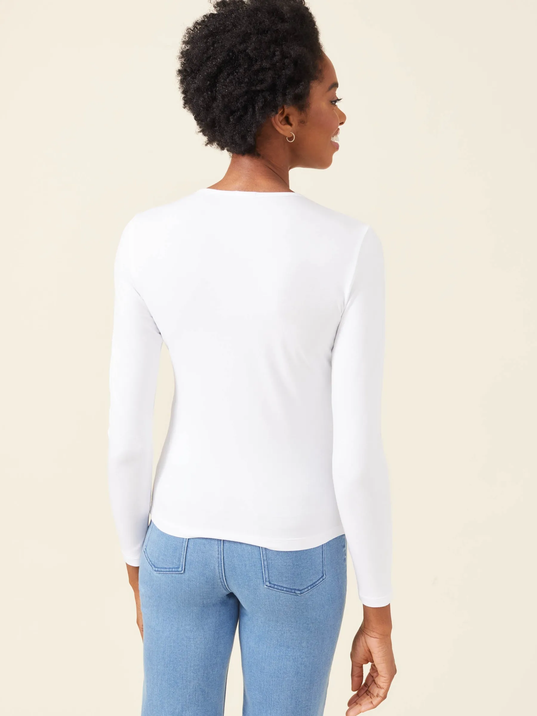 Allie Long Sleeve Tee-J.McLaughlin Outlet