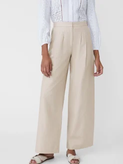 Amal Linen Blend Pants-J.McLaughlin Online
