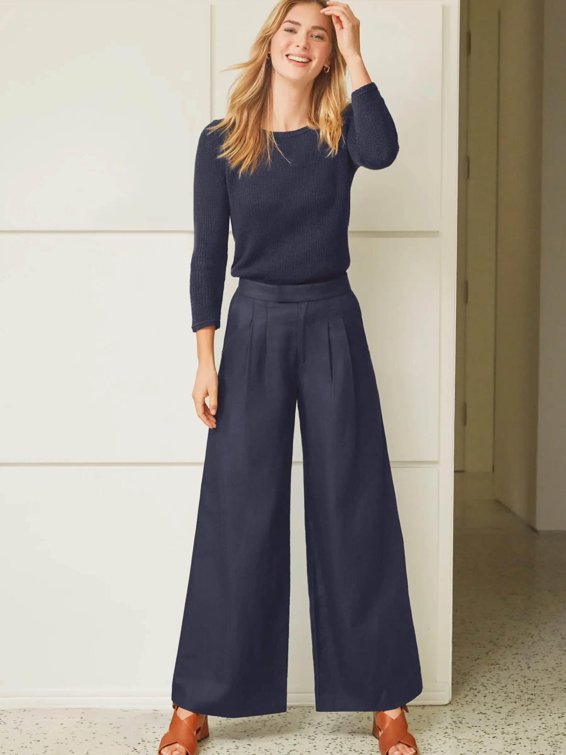 Amal Linen Blend Pants-J.McLaughlin Sale