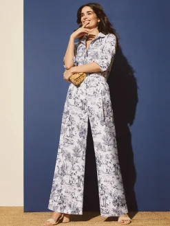 Amal Pants In Heron Toile-J.McLaughlin New