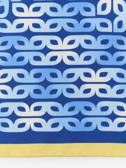 Amoura Silk Scarf In Mini Block Chain Square-J.McLaughlin Fashion