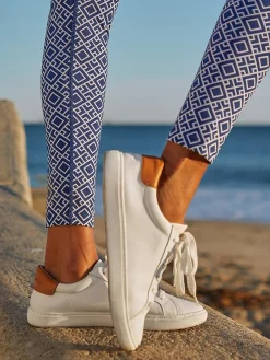 Angelique Leather Sneakers-J.McLaughlin Online