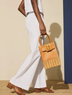 Avenue Wicker Handbag-J.McLaughlin Hot