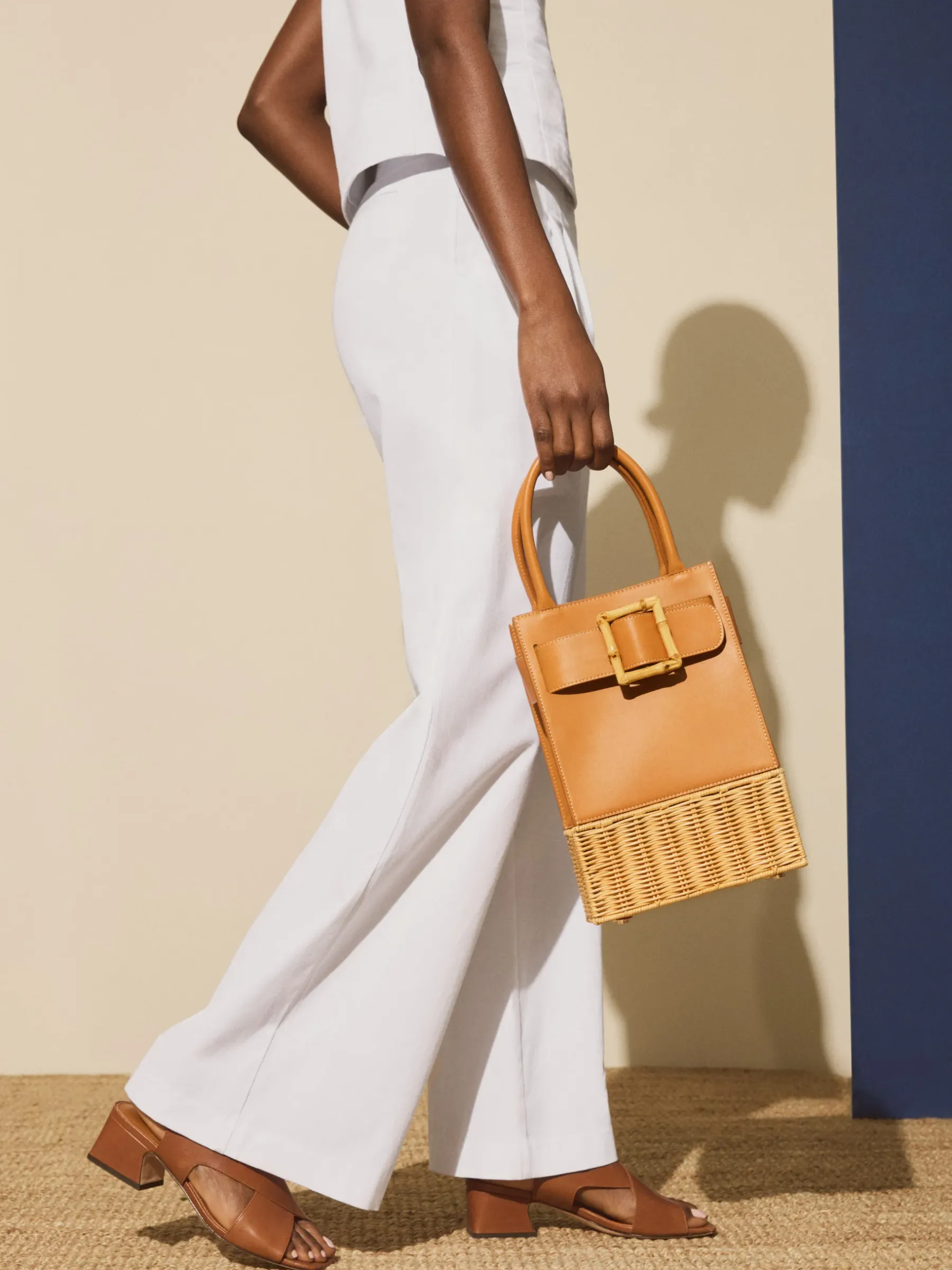Avenue Wicker Handbag-J.McLaughlin Hot