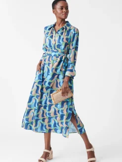 Belle Dress In Abstract Chaise-J.McLaughlin Fashion