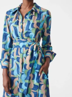 Belle Dress In Abstract Chaise-J.McLaughlin Fashion