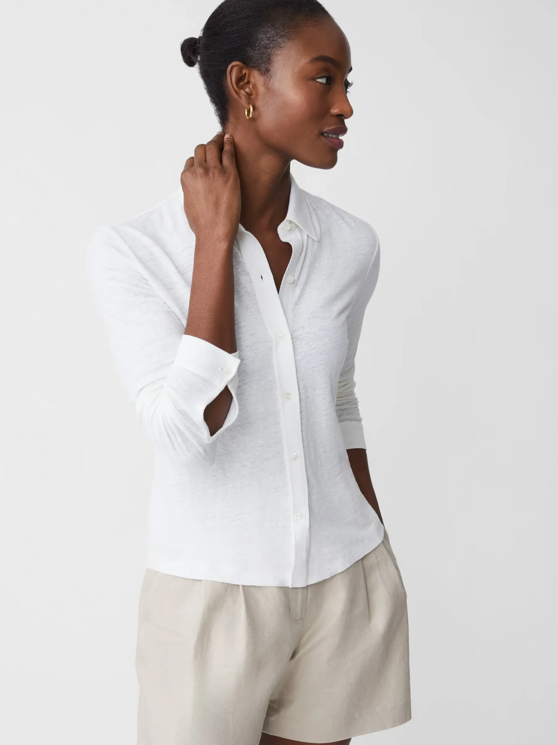 Betty Linen Shirt-J.McLaughlin Discount