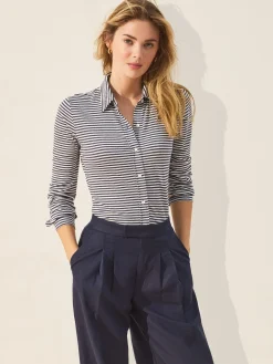 Betty Linen Shirt In Stripe-J.McLaughlin Best