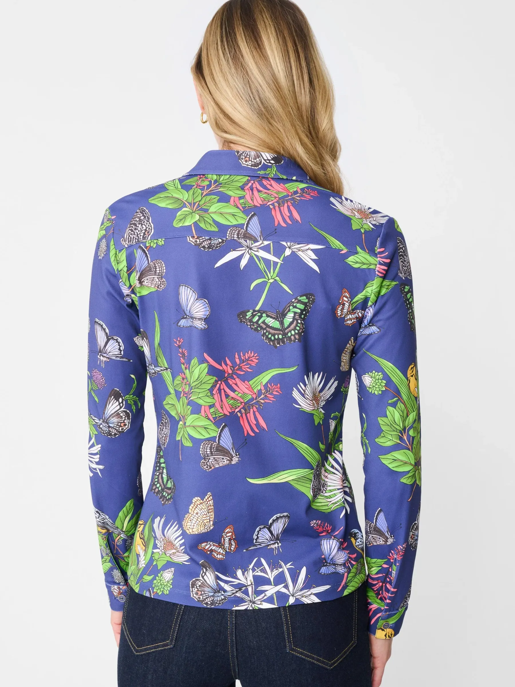 Betty Shirt In Jardin Mariposa-J.McLaughlin New