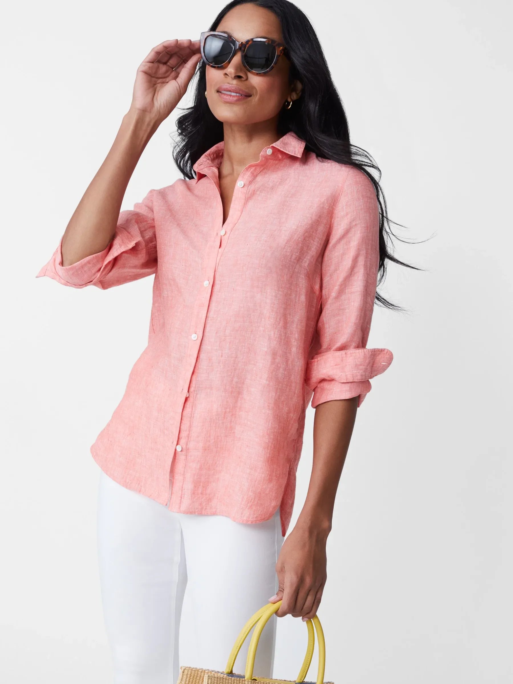 Britt Linen Shirt-J.McLaughlin Best