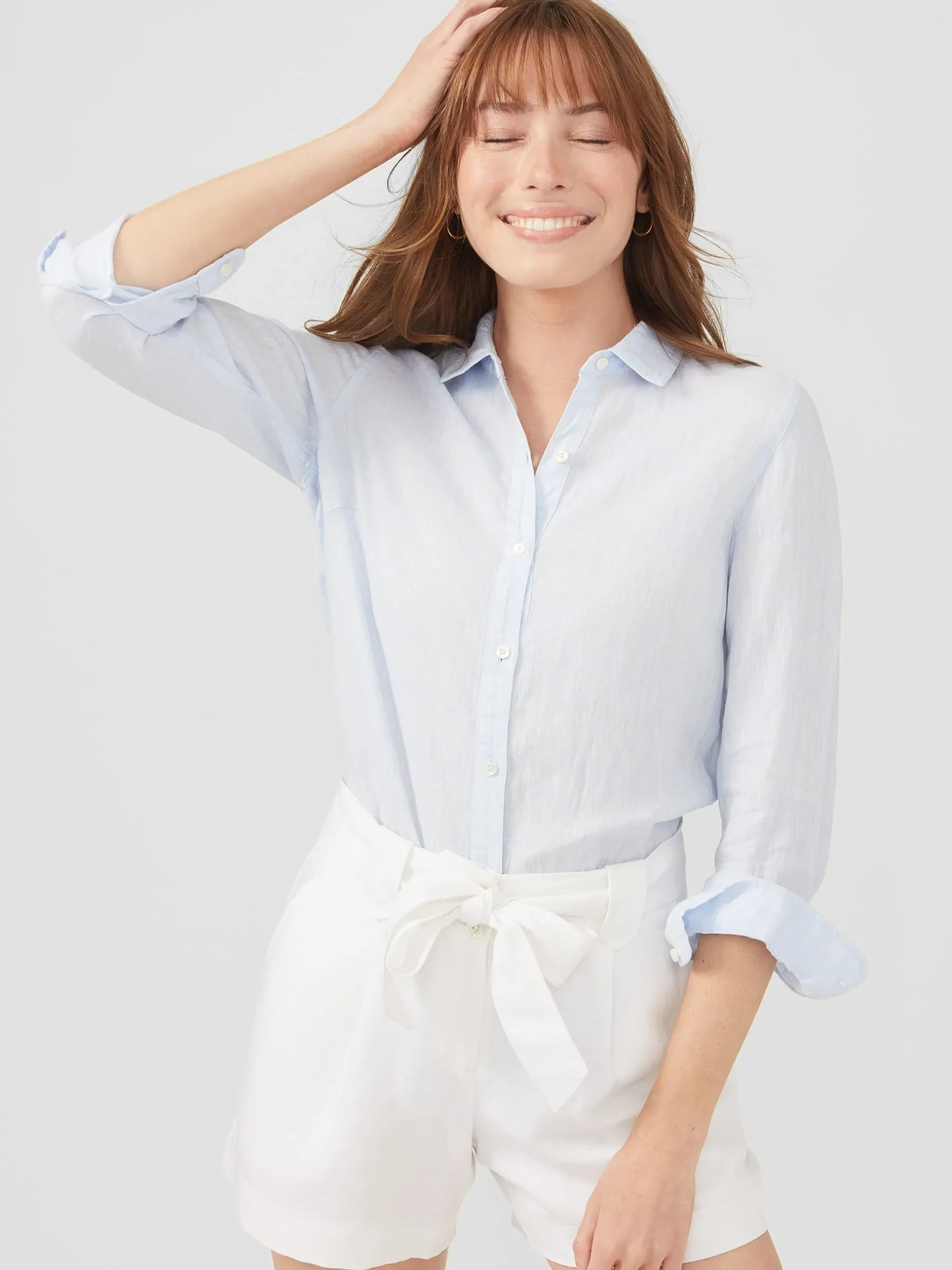 Britt Linen Shirt-J.McLaughlin Sale