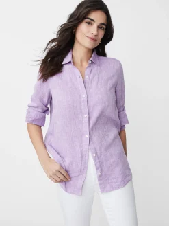 Britt Linen Shirt-J.McLaughlin Outlet