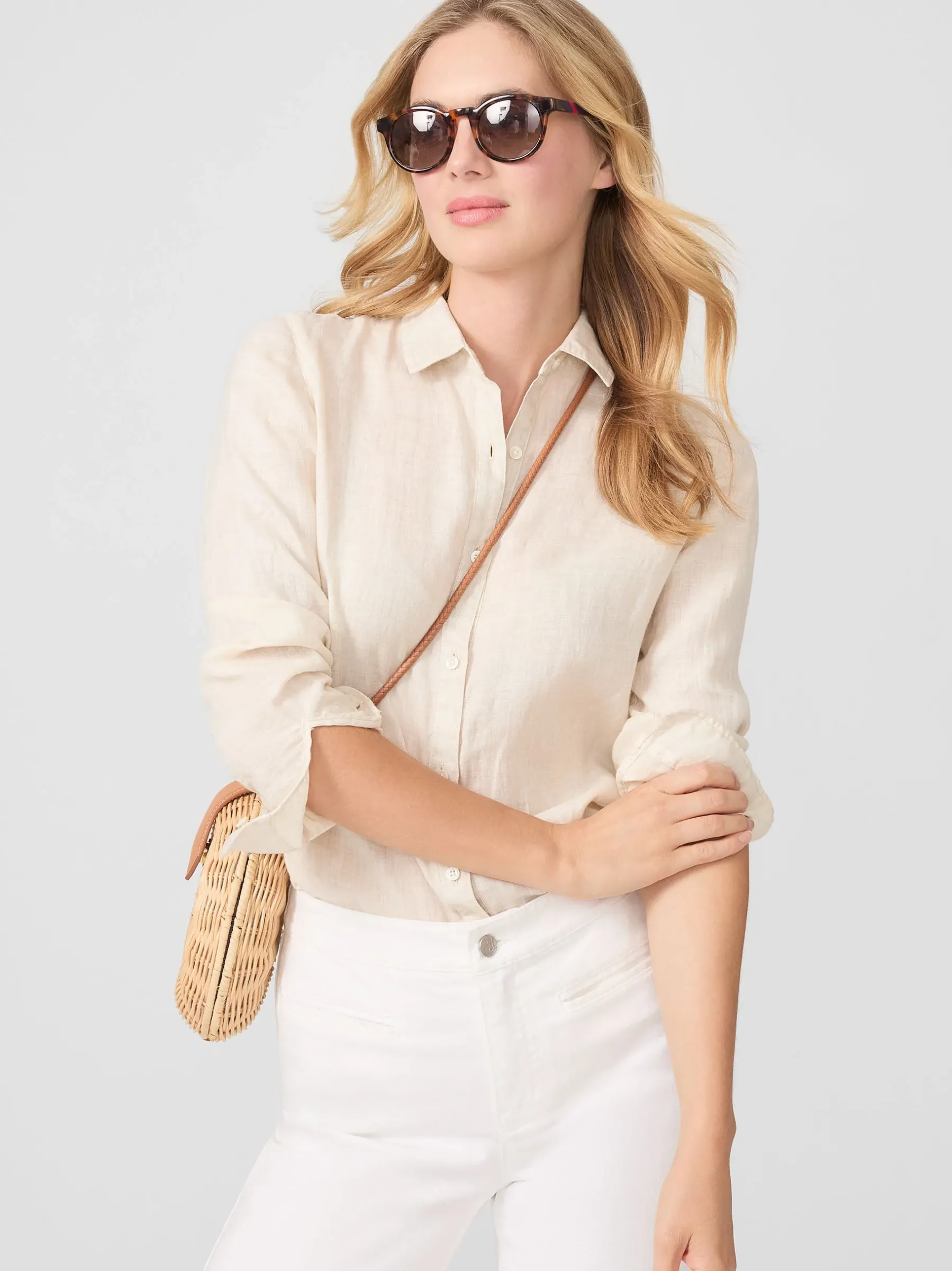 Britt Linen Shirt-J.McLaughlin New