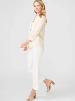 Britt Linen Shirt-J.McLaughlin New