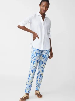 Britt Linen Shirt-J.McLaughlin Fashion