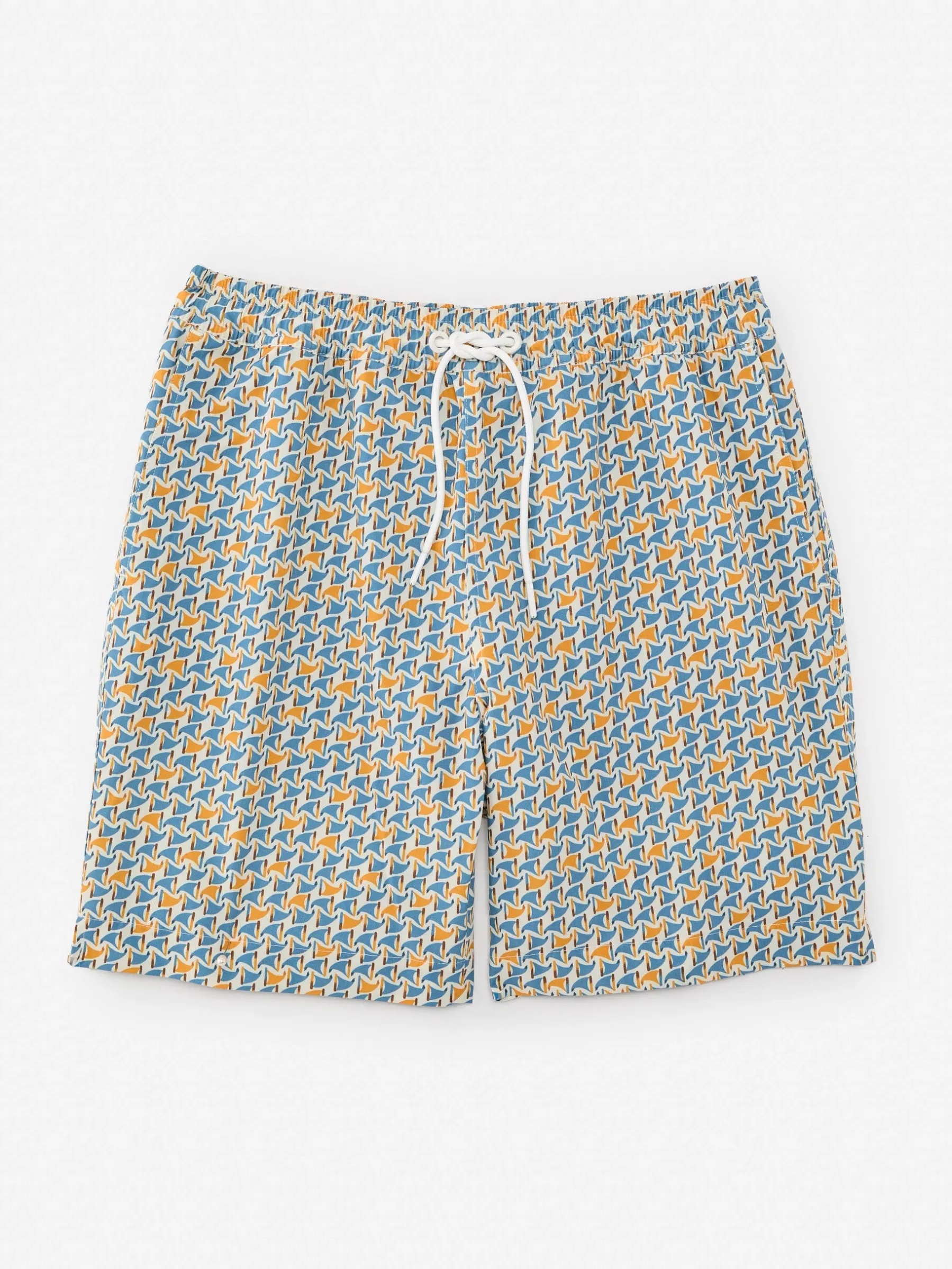 Bruce 7" Swim Trunks In Colorguard Creation-J.McLaughlin Online