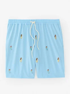 Bruce 7" Swim Trunks In Hula Daquiris-J.McLaughlin Sale