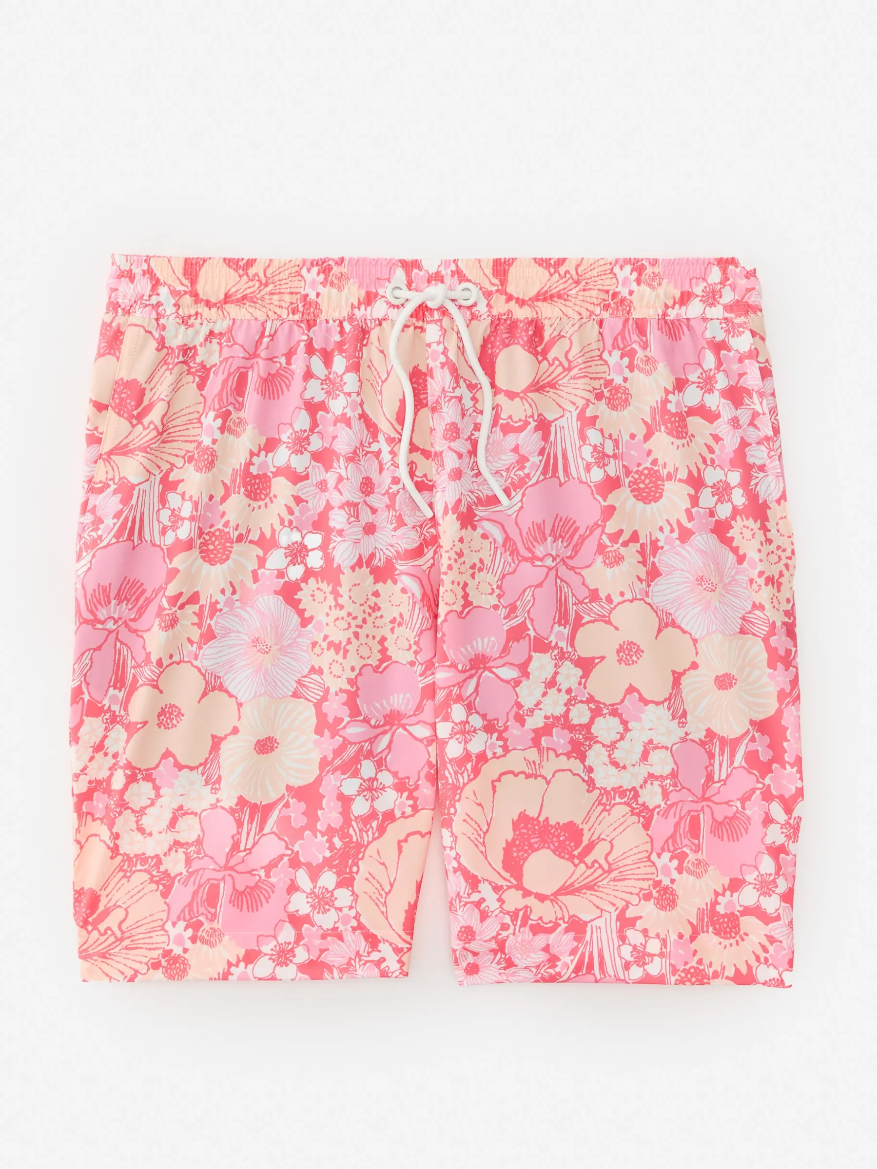 Bruce 7" Swim Trunks In Posh Pansies-J.McLaughlin Online