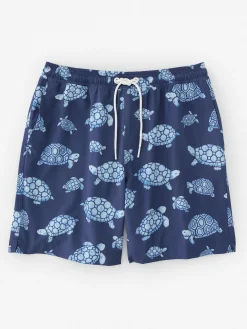 Bruce 7" Swim Trunks In Tortuga Trot-J.McLaughlin Fashion