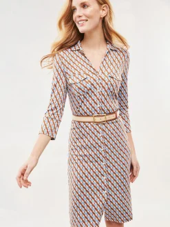 Brynn Dress In Mini Fernwood Geo-J.McLaughlin New