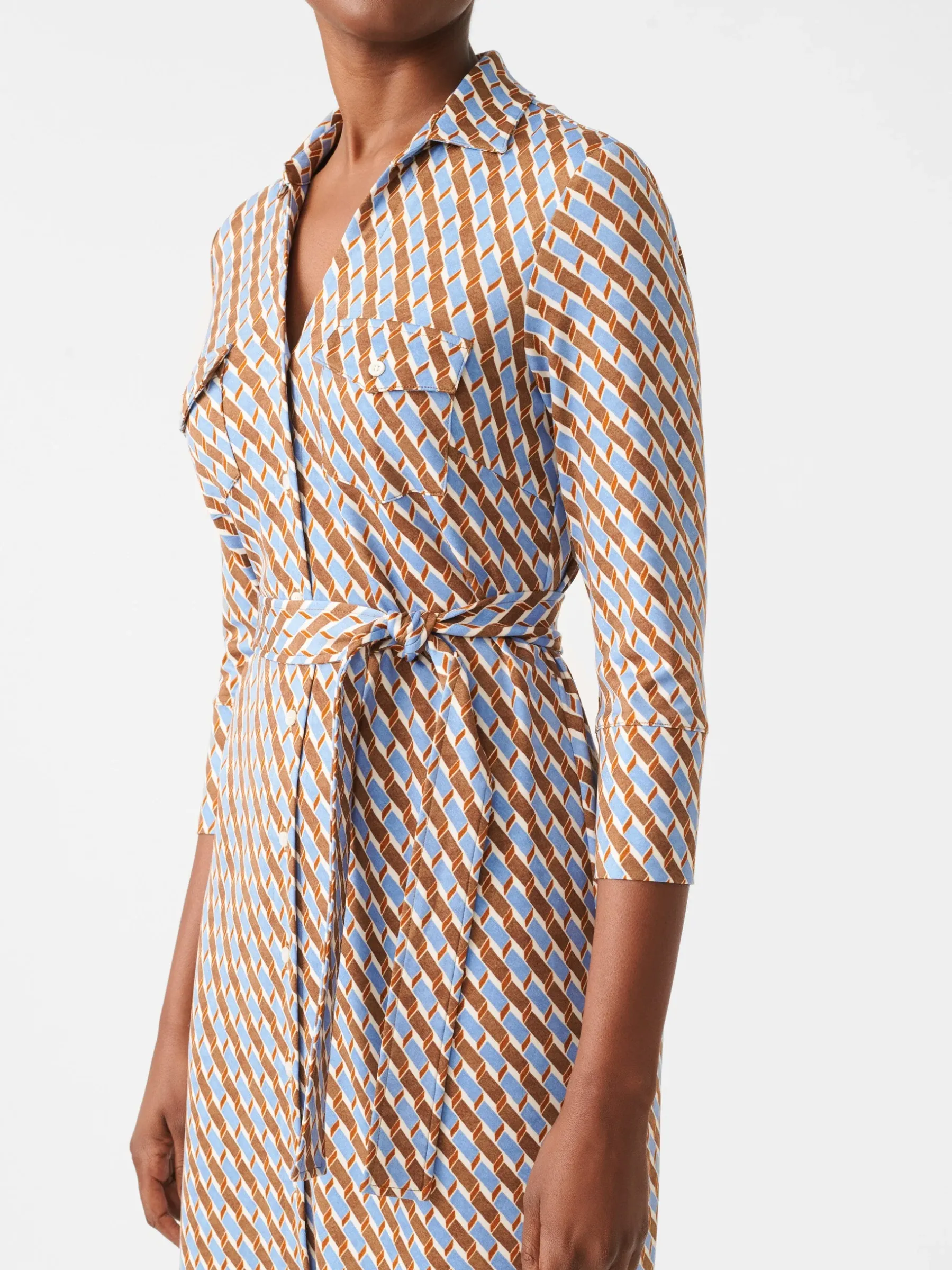 Brynn Dress In Mini Fernwood Geo-J.McLaughlin New