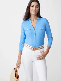 Brynn Lyford Jersey Shirt-J.McLaughlin Online