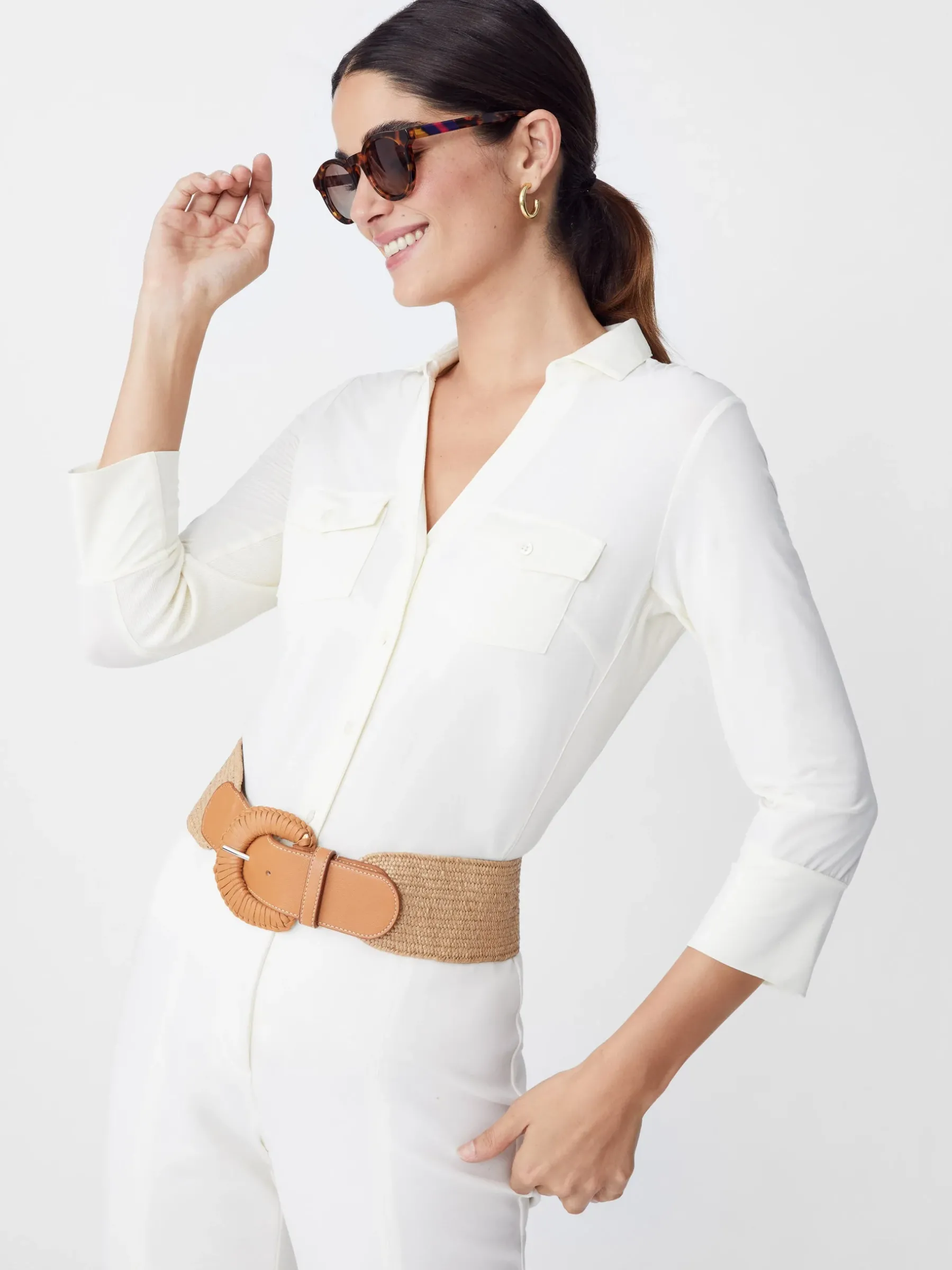 Brynn Lyford Jersey Shirt-J.McLaughlin Outlet