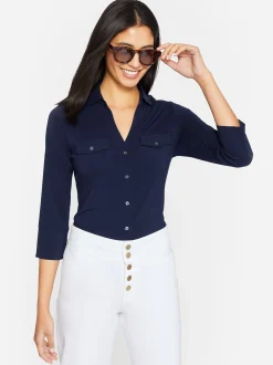 Brynn Lyford Jersey Shirt-J.McLaughlin New