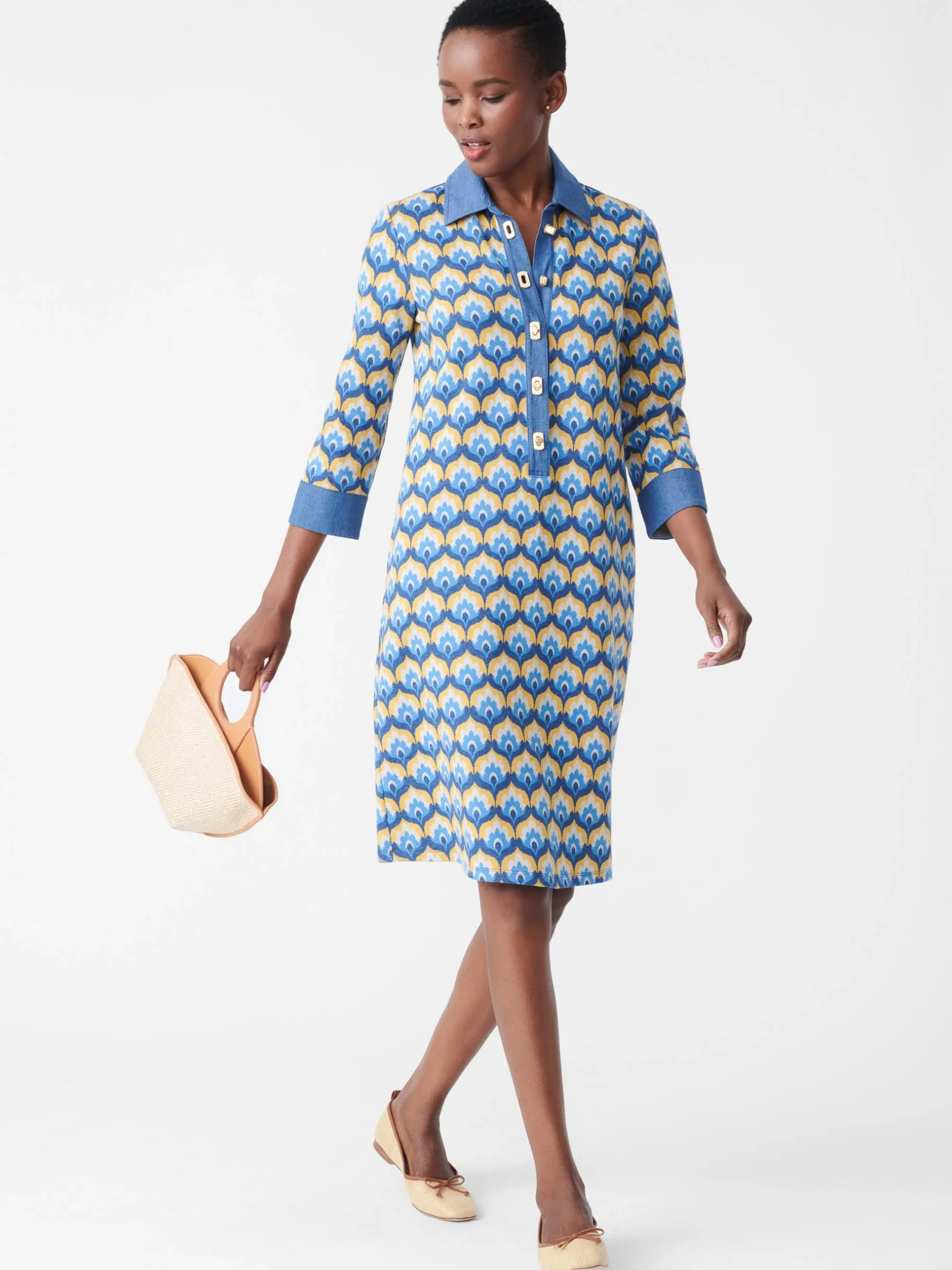 Bryony Dress In Mod Squad-J.McLaughlin Discount