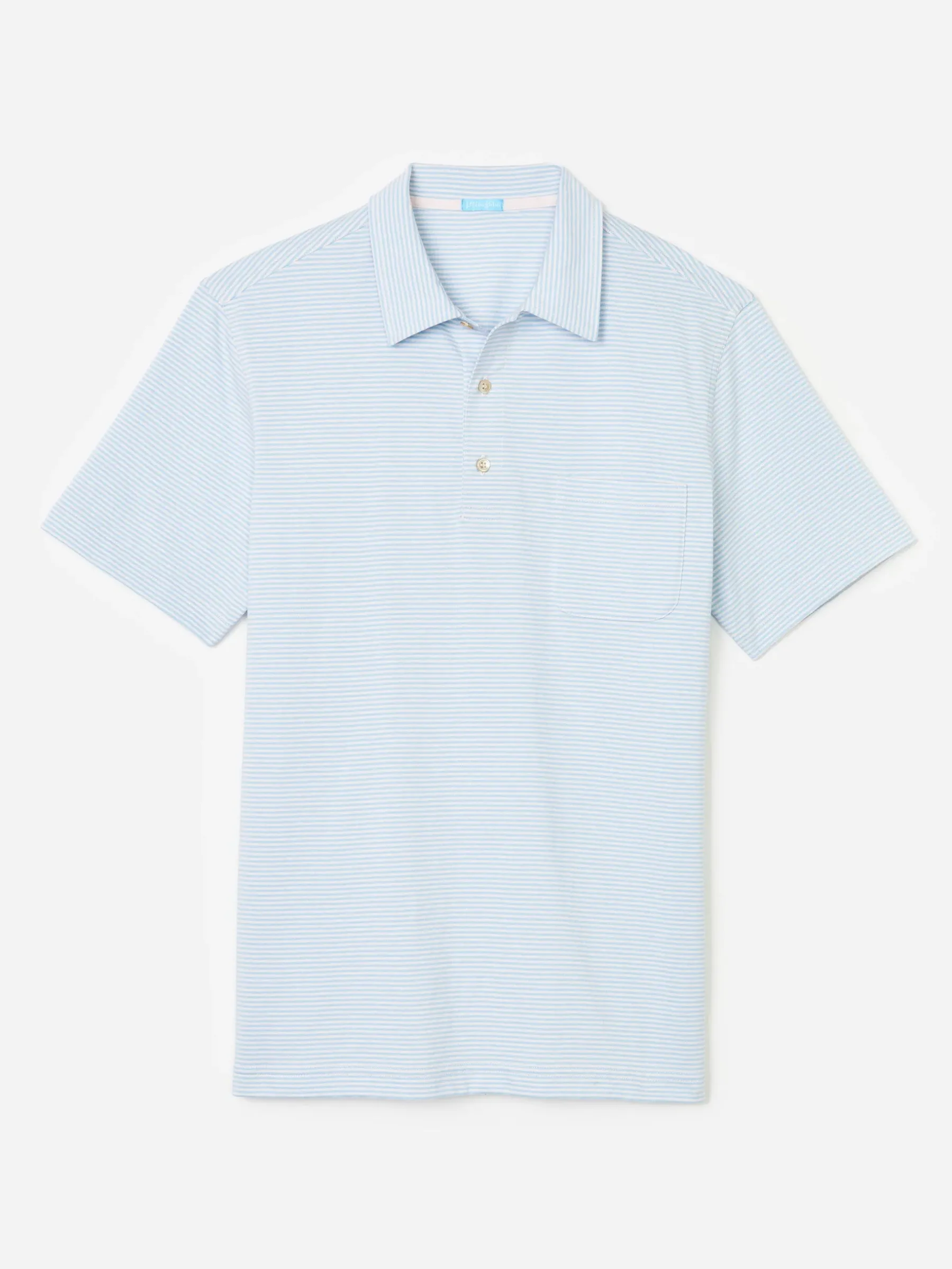 Callahan Cotton Polo In Stripe-J.McLaughlin New