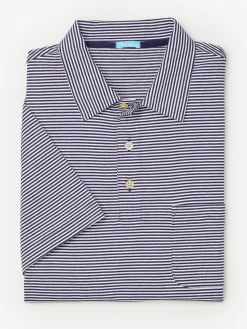 Callahan Cotton Polo In Stripe-J.McLaughlin Hot