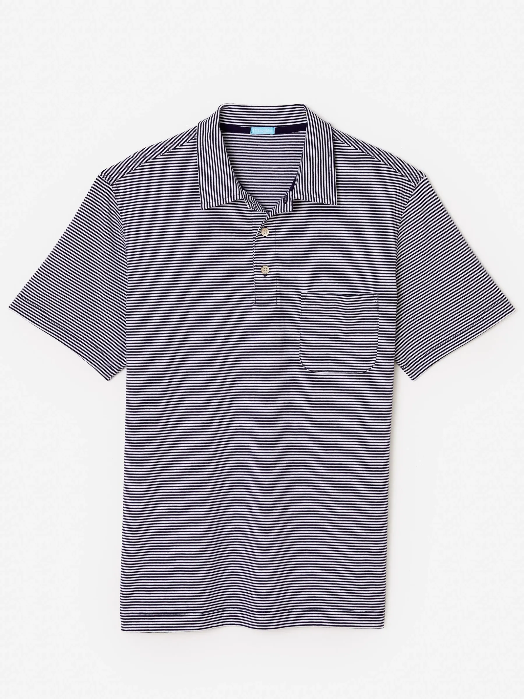 Callahan Cotton Polo In Stripe-J.McLaughlin Hot