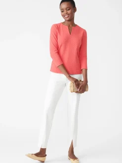 Carly Top In Fernwood Geo Jacquard-J.McLaughlin New