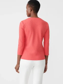 Carly Top In Fernwood Geo Jacquard-J.McLaughlin New