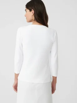 Carly Top In Fernwood Geo Jacquard-J.McLaughlin Fashion