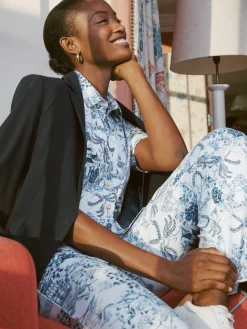 Carmel Pants In Chinoiserie Toile-J.McLaughlin Hot