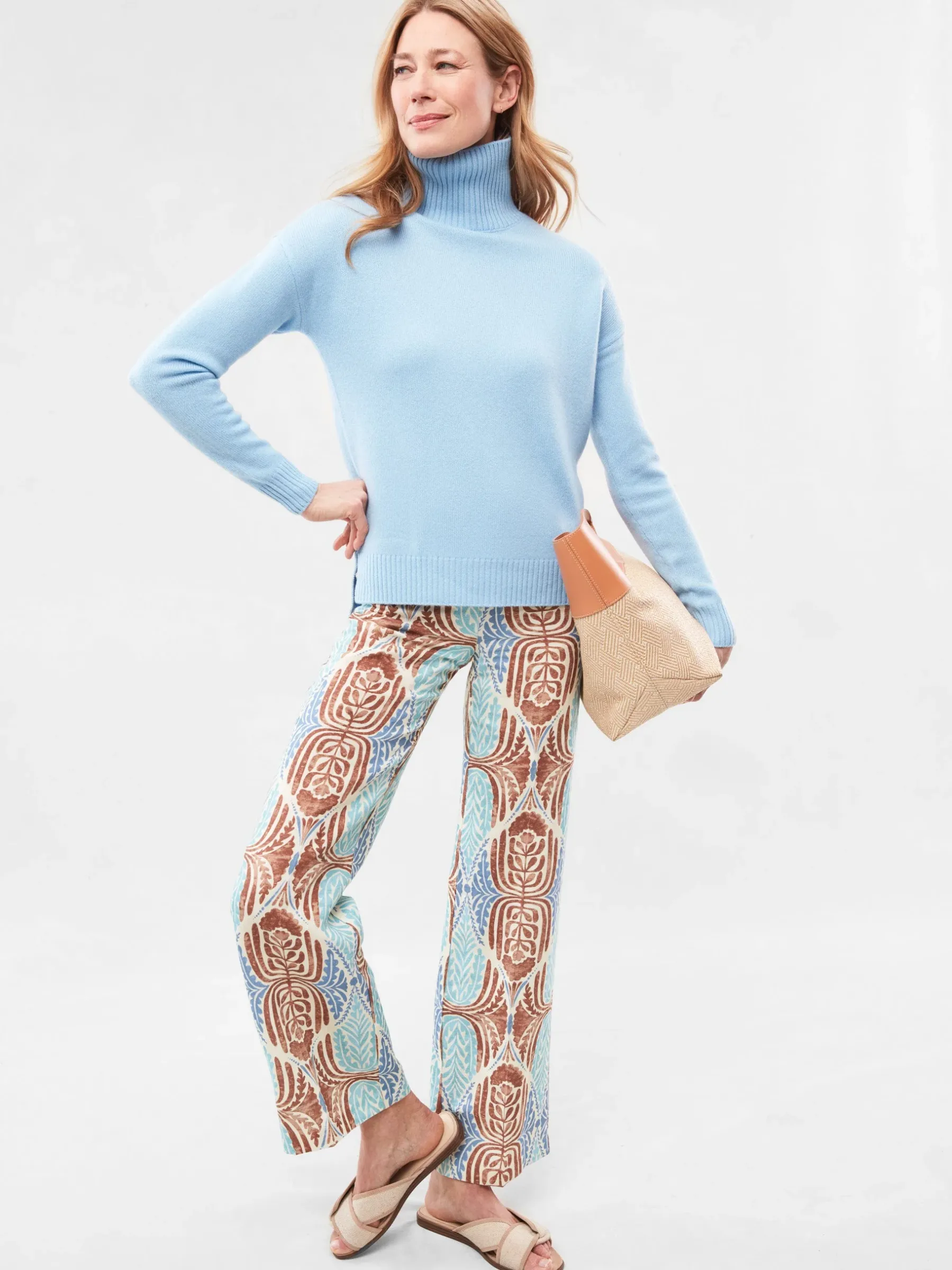 Carter Linen Pants In Carriage House Floral-J.McLaughlin Hot