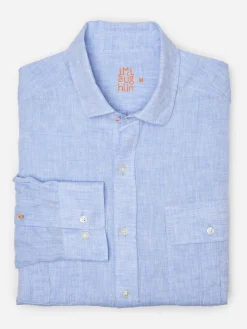 Christos Classic Fit Linen Shirt-J.McLaughlin Fashion