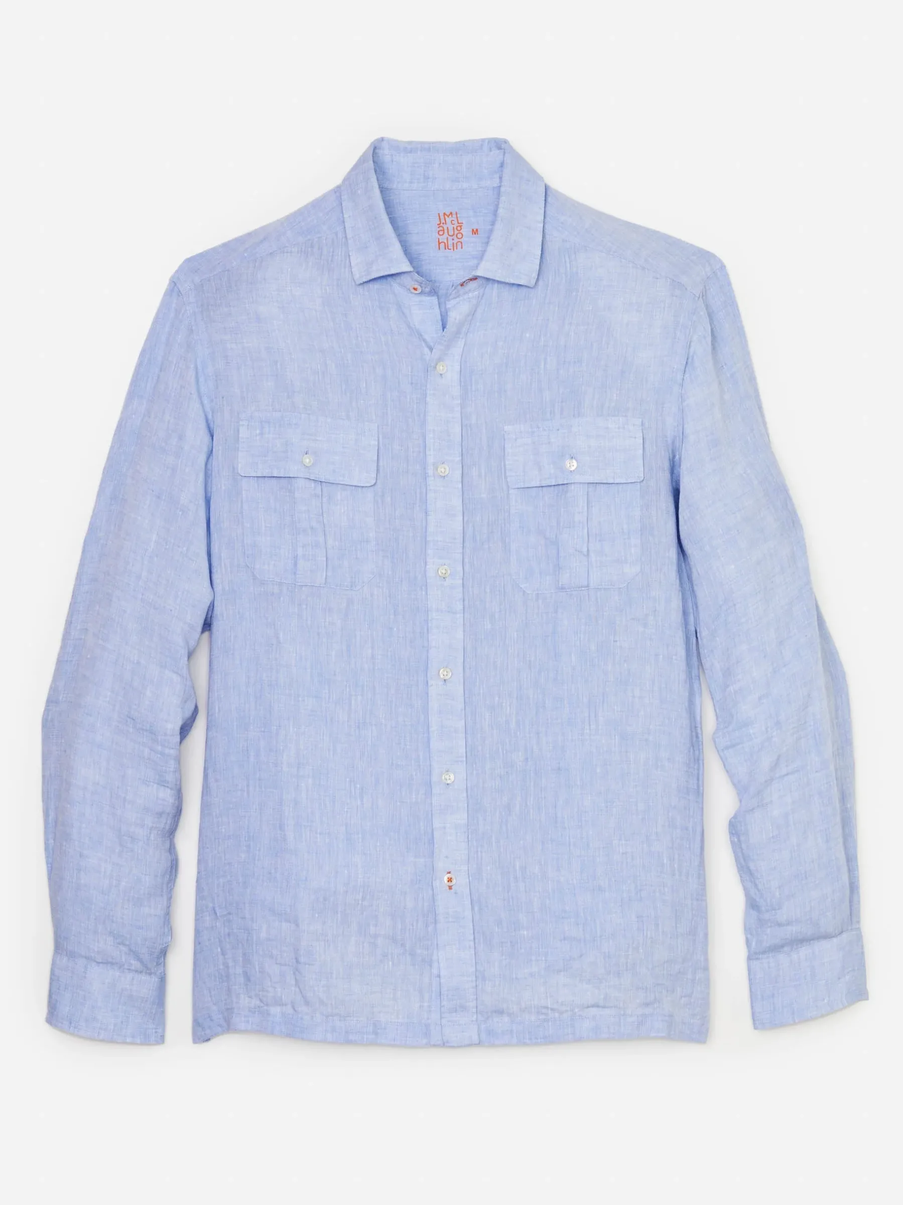 Christos Classic Fit Linen Shirt-J.McLaughlin Fashion