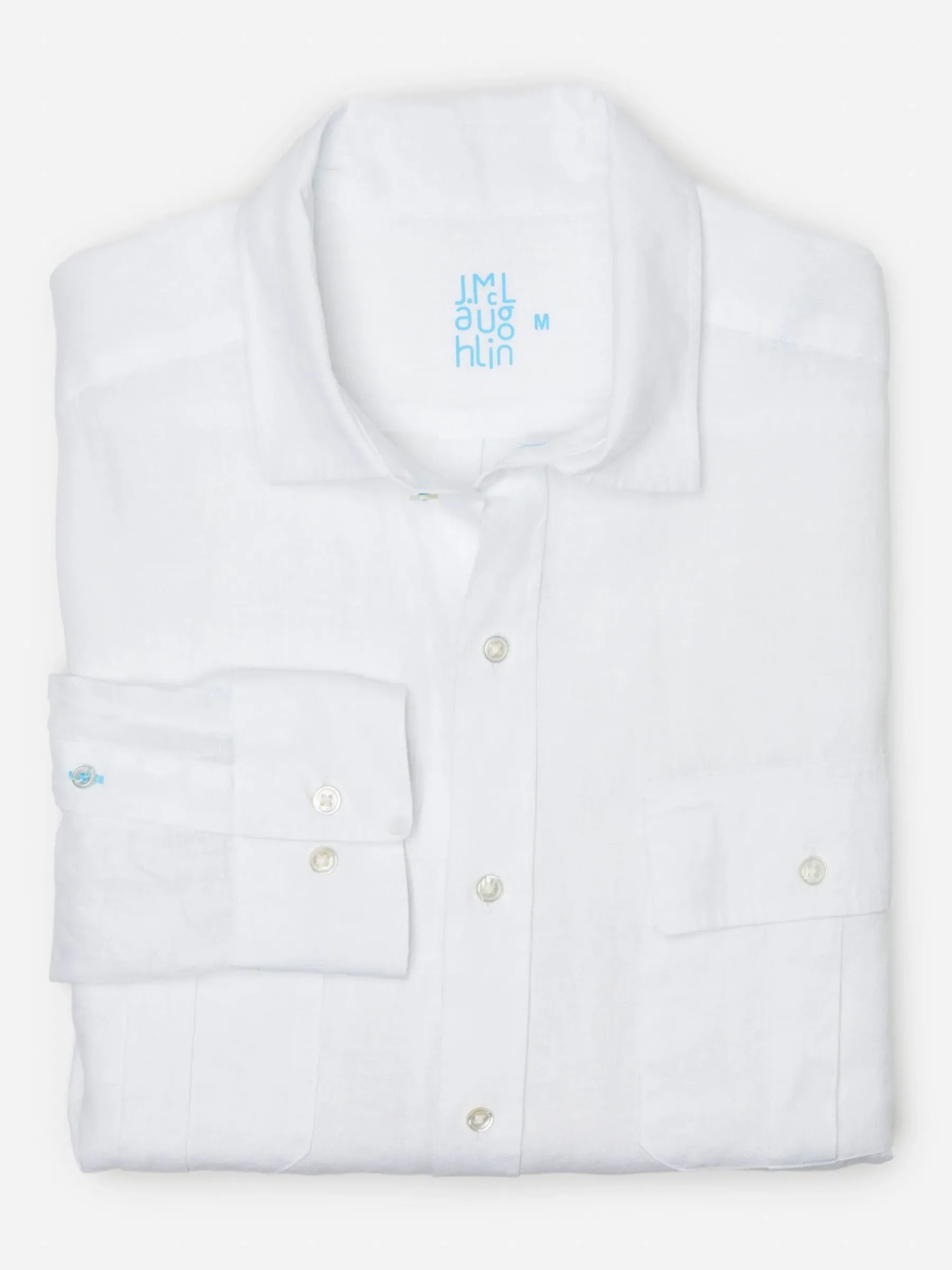 Christos Classic Fit Linen Shirt-J.McLaughlin Outlet