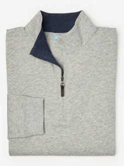 Clermont Cotton 1/4 Zip-J.McLaughlin Clearance