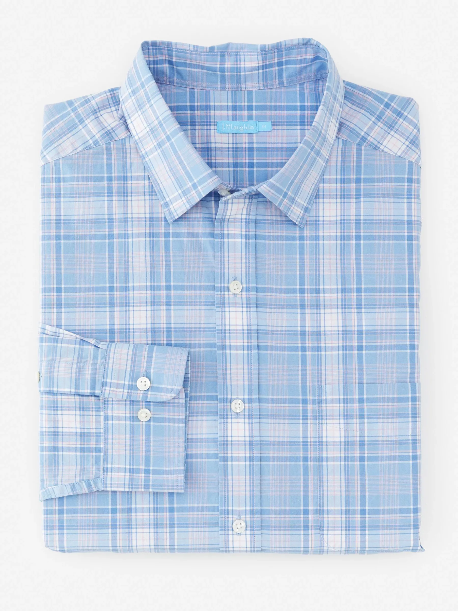 Collis Classic Fit Shirt In Plaid-J.McLaughlin Fashion